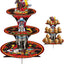 Torre de cupcakes de cartón para fiestas de carreras de caballos