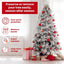 Bolsa plástico transparente 9x6ft para árbol Navidad