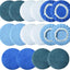 16 Almohadillas Microfibra 5-6pulg Encerado Coche