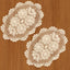 2 Pzas Fundas de Mesa Vintage Beige 12x17pulg