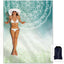 Manta playa suave 106x81pulg con bolsillos malla mandala