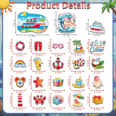 23 Pzas Imán Náutico Puerta Crucero Reutilizable
