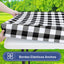 Mantel picnic fundas banco elástico impermeable 8ft negro