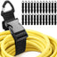 Pack 24 organiz. cables 17" garaje resistente