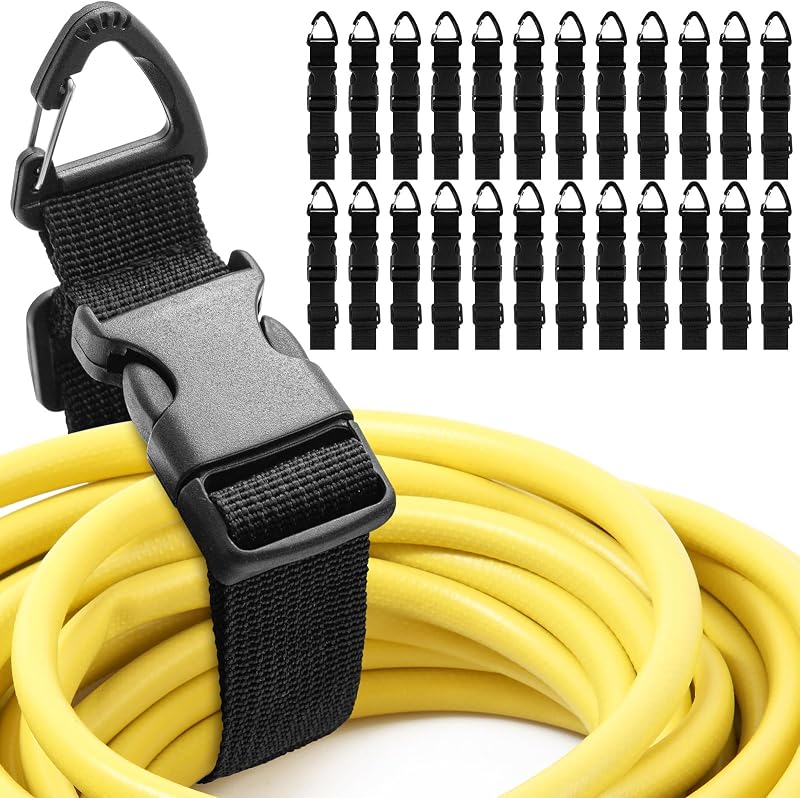 Pack 24 organiz. cables 17" garaje resistente
