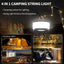 Guirnalda luces camping retráctiles 4en1 32.8pulg