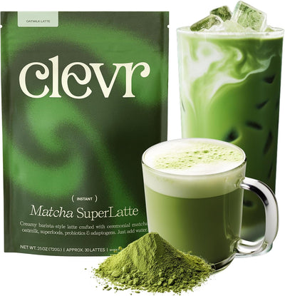 Té Matcha Orgánico Latte Superalimentos Polvo Leche Avena