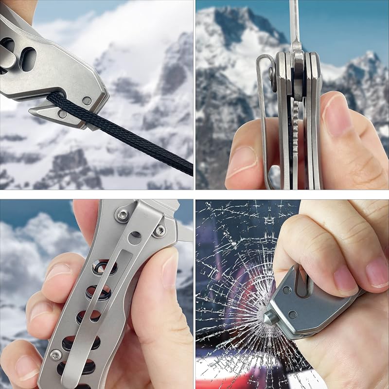 Cuchillo bolsillo plegable multifunción 3pulg acero inox 440C