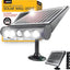 Luz solar LED pared 1000lm sensor movimiento impermeable