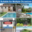 Letrero piscina No Lifeguard 14x10" aluminio