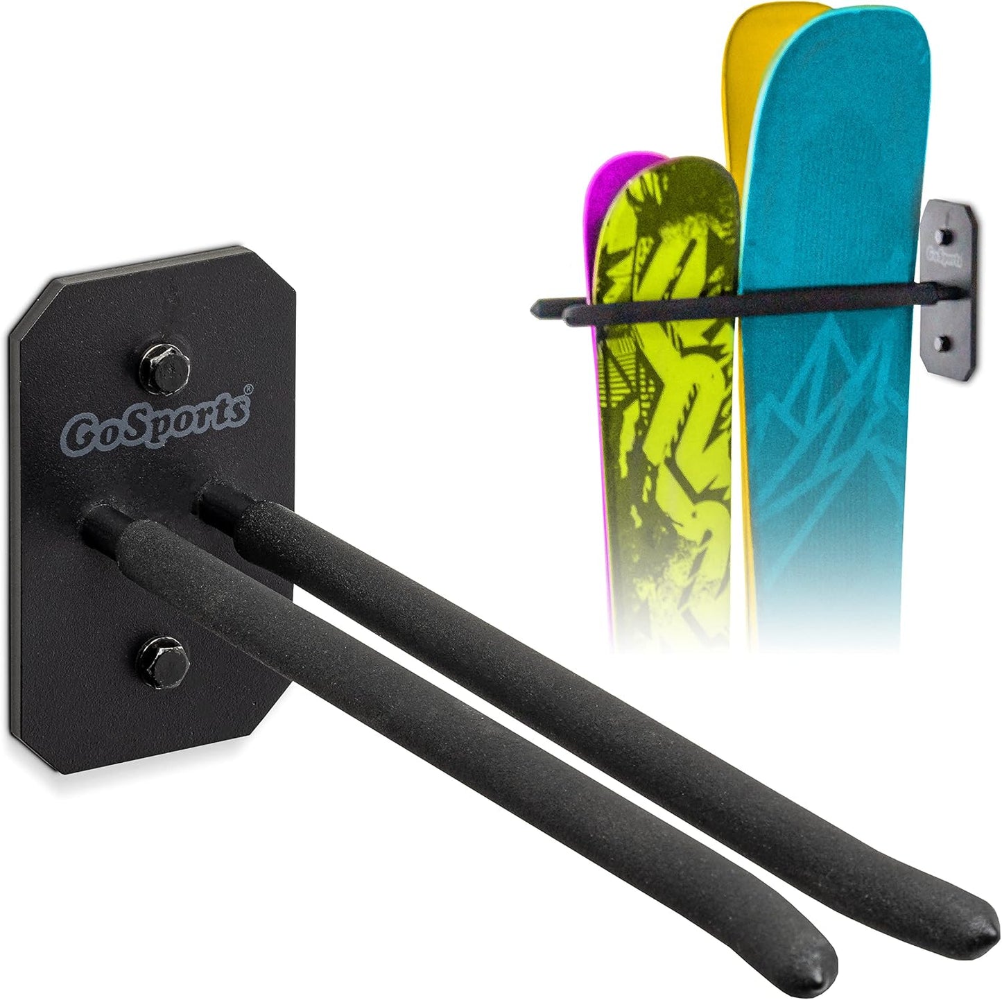 Estante pared para esquí y snowboard 2 u 8
