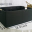 Caja plegable con asas para almacenar en hogar oficina