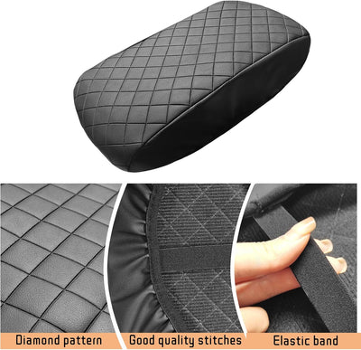 Funda consola Ford Fusion 13-16 cuero antiarañazos negro