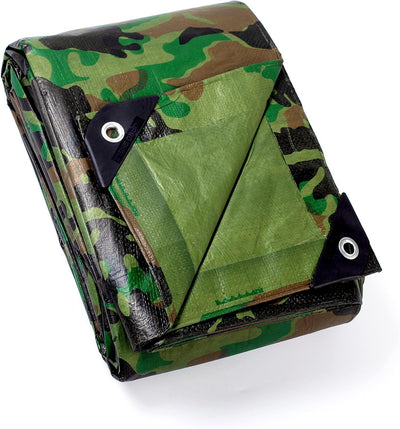 Lona camuflaje 6x6ft polietileno impermeable multiuso