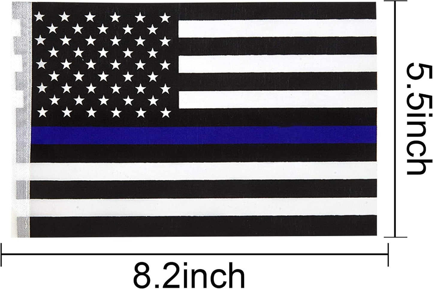 Bandera policía EE.UU. 100ft poliéster decoración