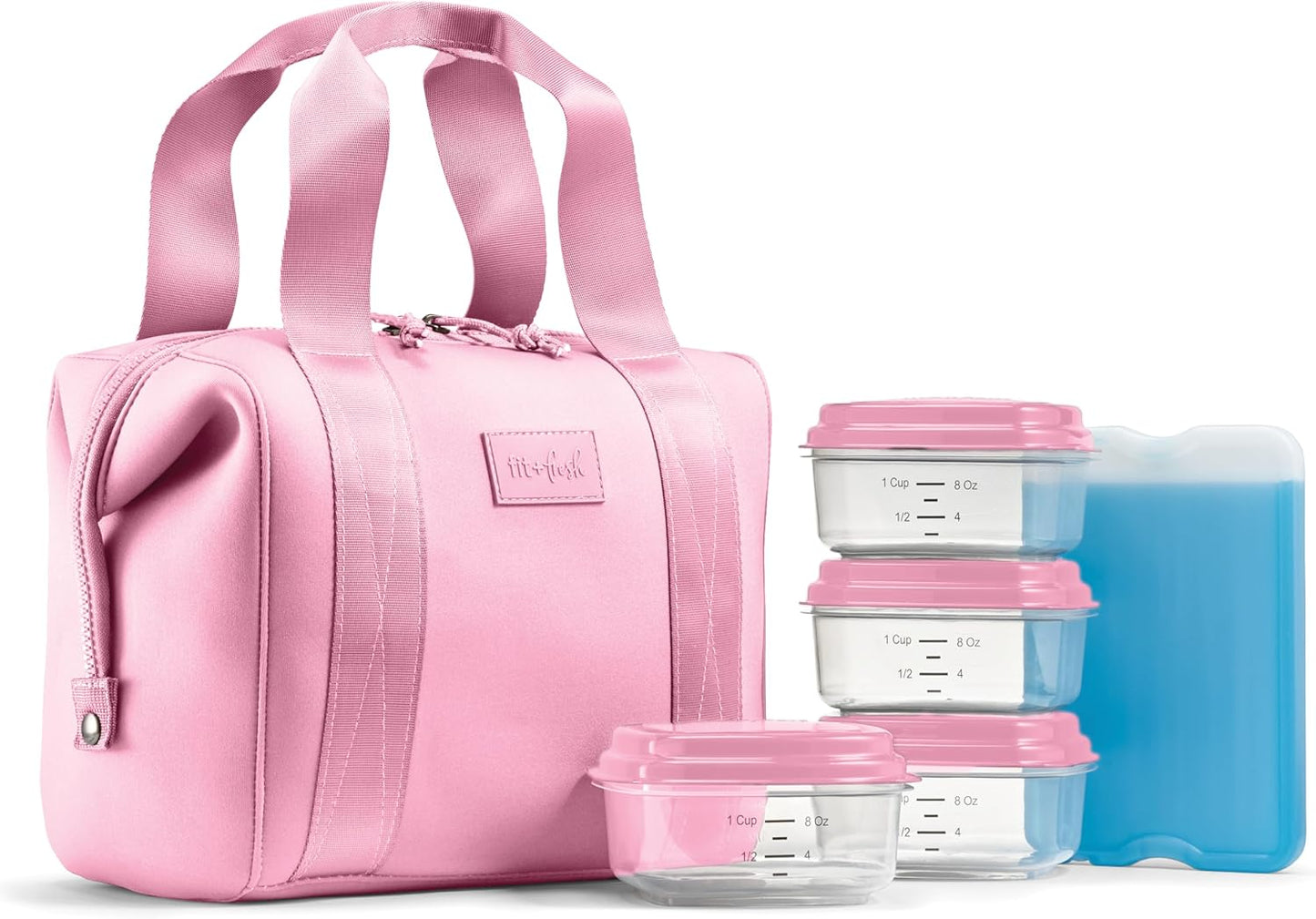 Bolsa almuerzo neopreno para mujer con kit comida y hielo XL