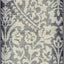 Alfombra pasillo floral 2x6ft antiderrap gris