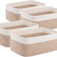 4 Cestas Almacenamiento Decorativas 11.8"