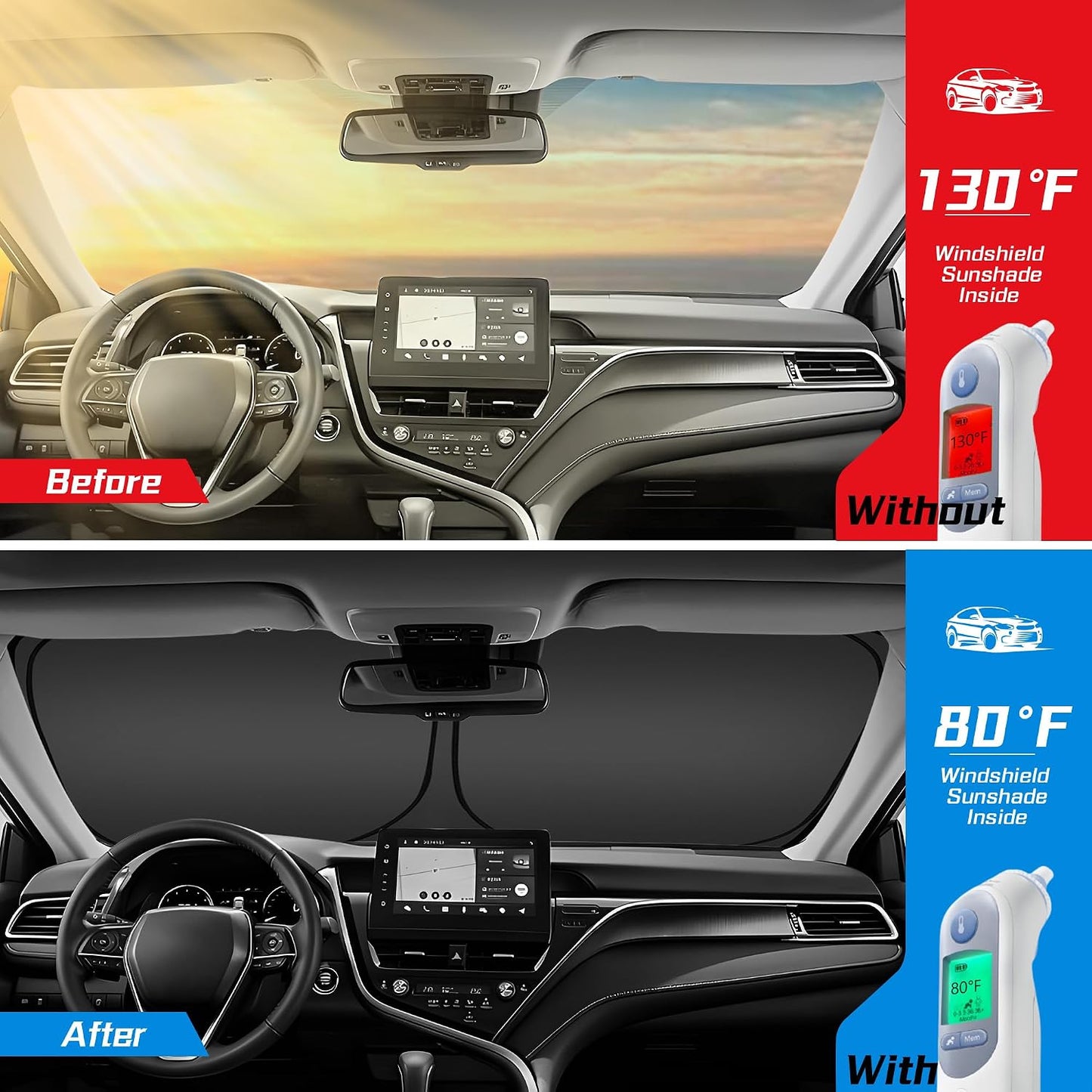 Parasol plegable para Acura Integra 23-25 bloquea UV