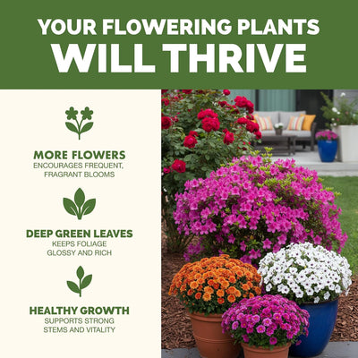 Fertilizante líquido completo para plantas con flores 32oz
