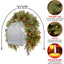 Guirnalda abeto colonial preiluminada 36" con luces LED 15