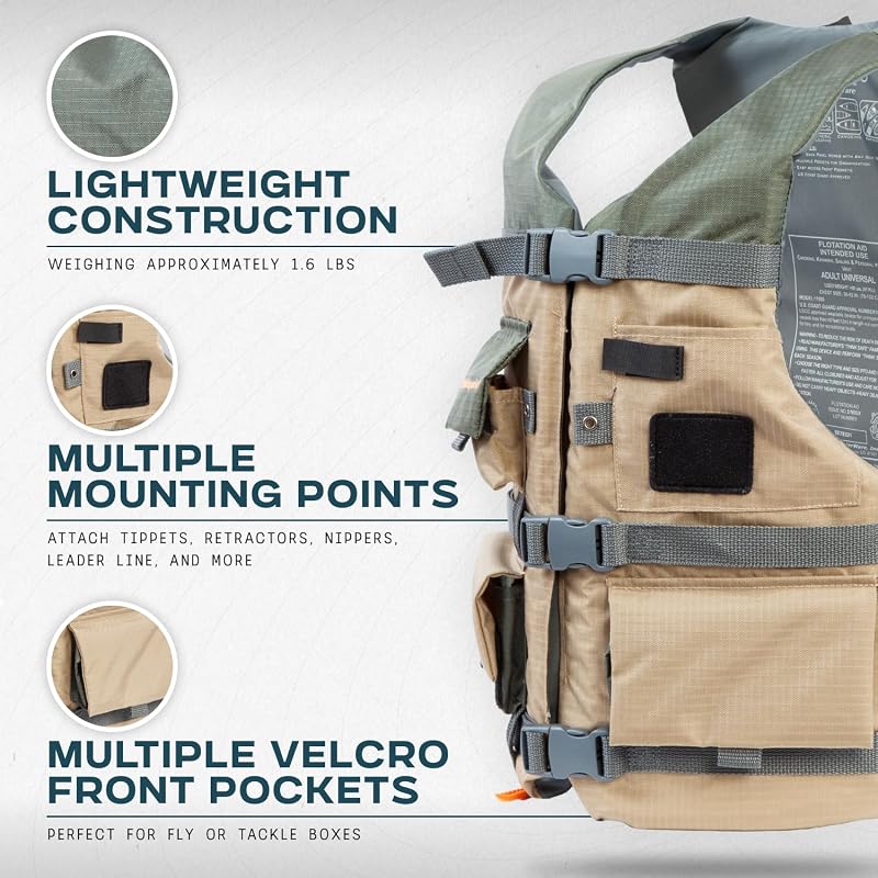 Chaleco salvavidas pescador PFD