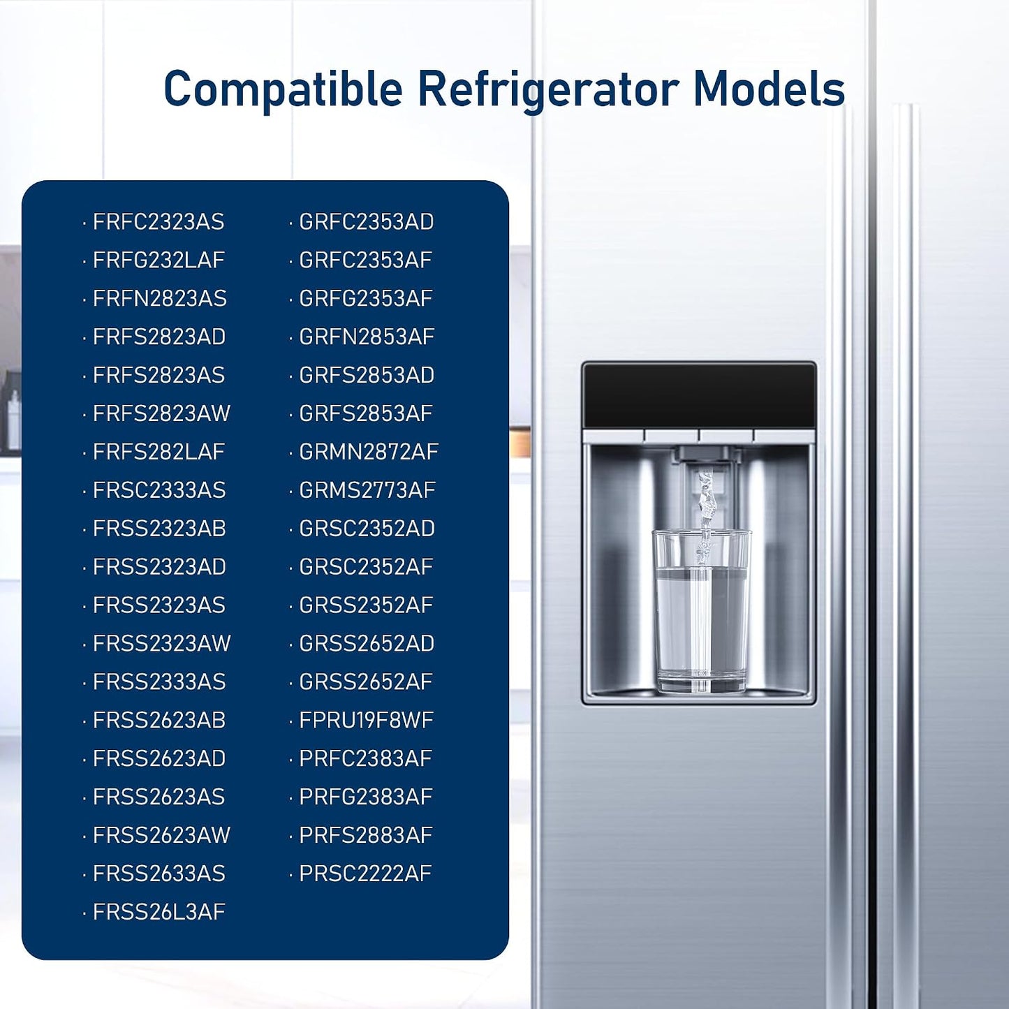 Filtro agua Frigidaire comp 3 Pzas FRFS2823AS