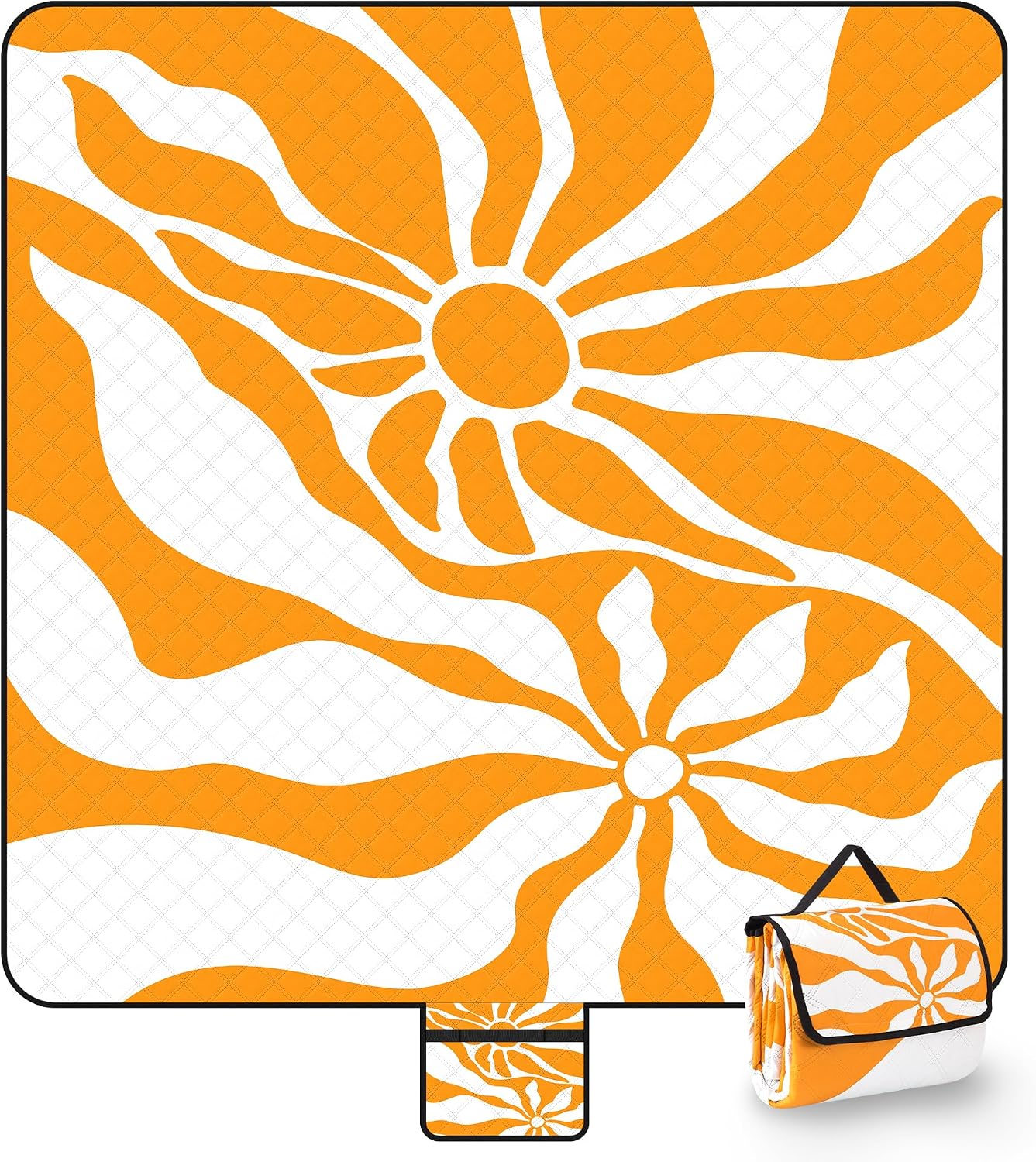 Manta pícnic impermeable 79x79pulg suave plegable playa