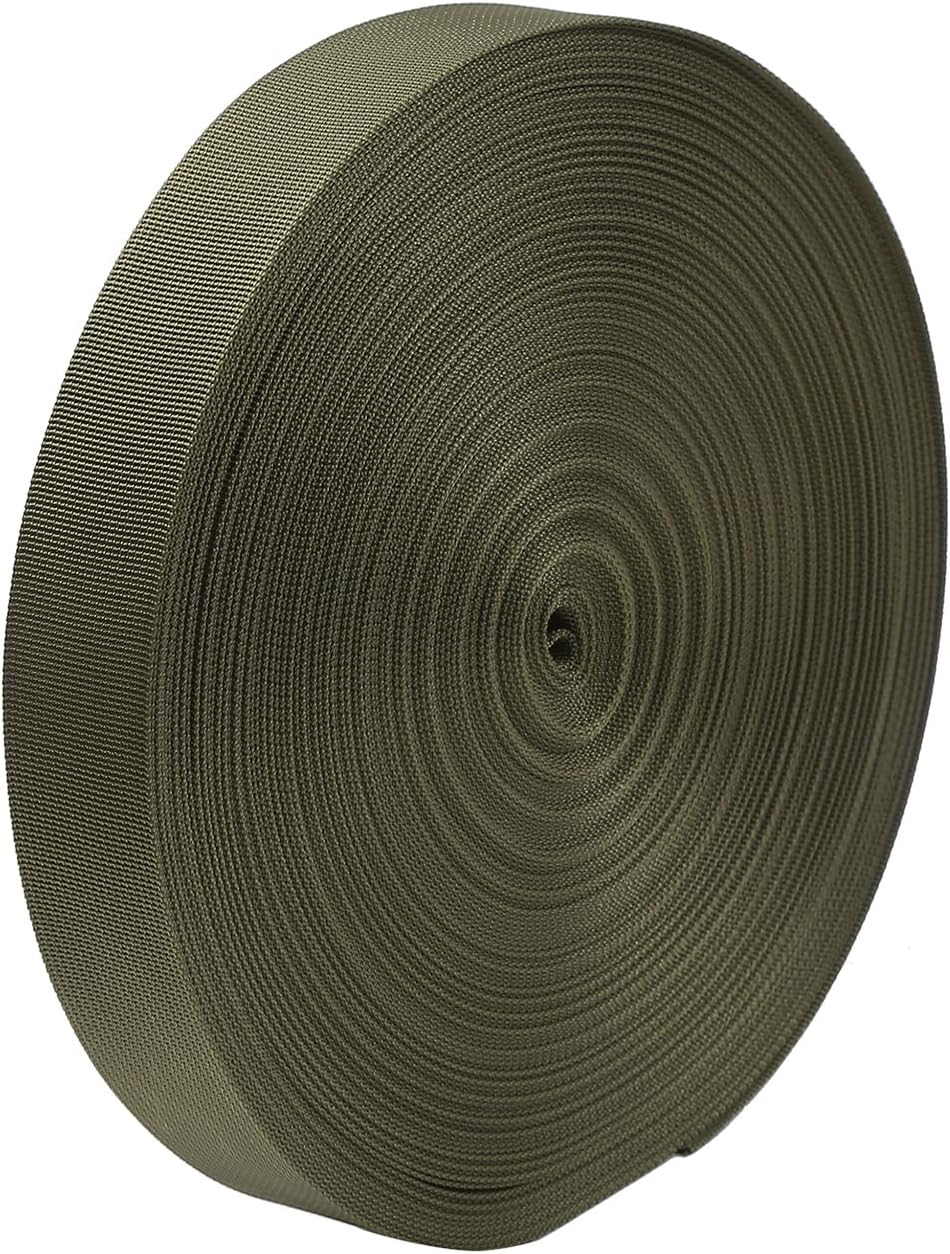 Cinta nylon 1.5pulg 50yardas verde oliva