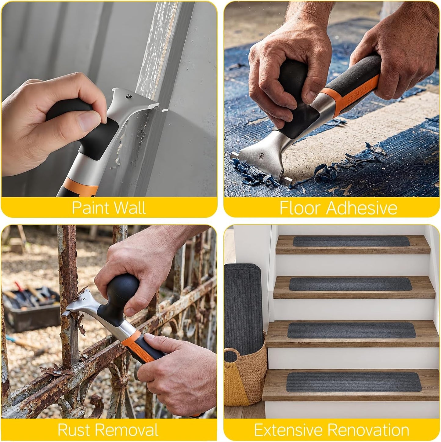 Raspona ergonómica carburo 2.5pulg para madera metal vidrio