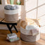 Cesta lino set 2 para ropa sucia