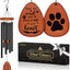 Regalo conmemorativo perro 28" campanillas viento