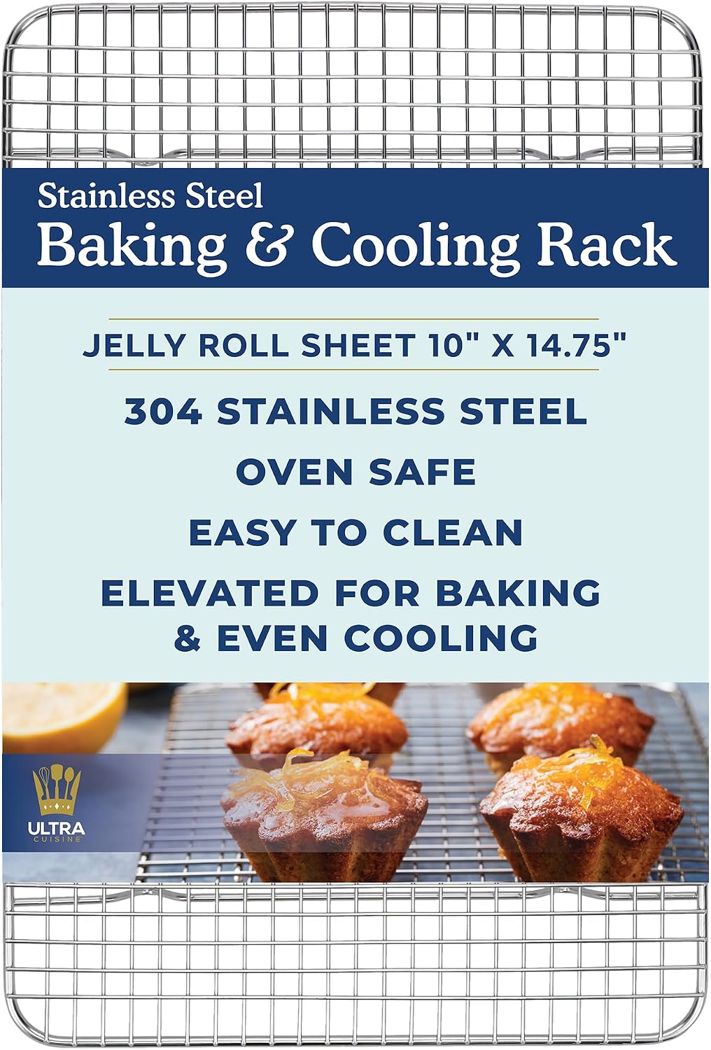 Rejilla hornear acero inox profesional resistente