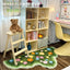 Alfombra baño antiderrap forma irregular 2x4ft
