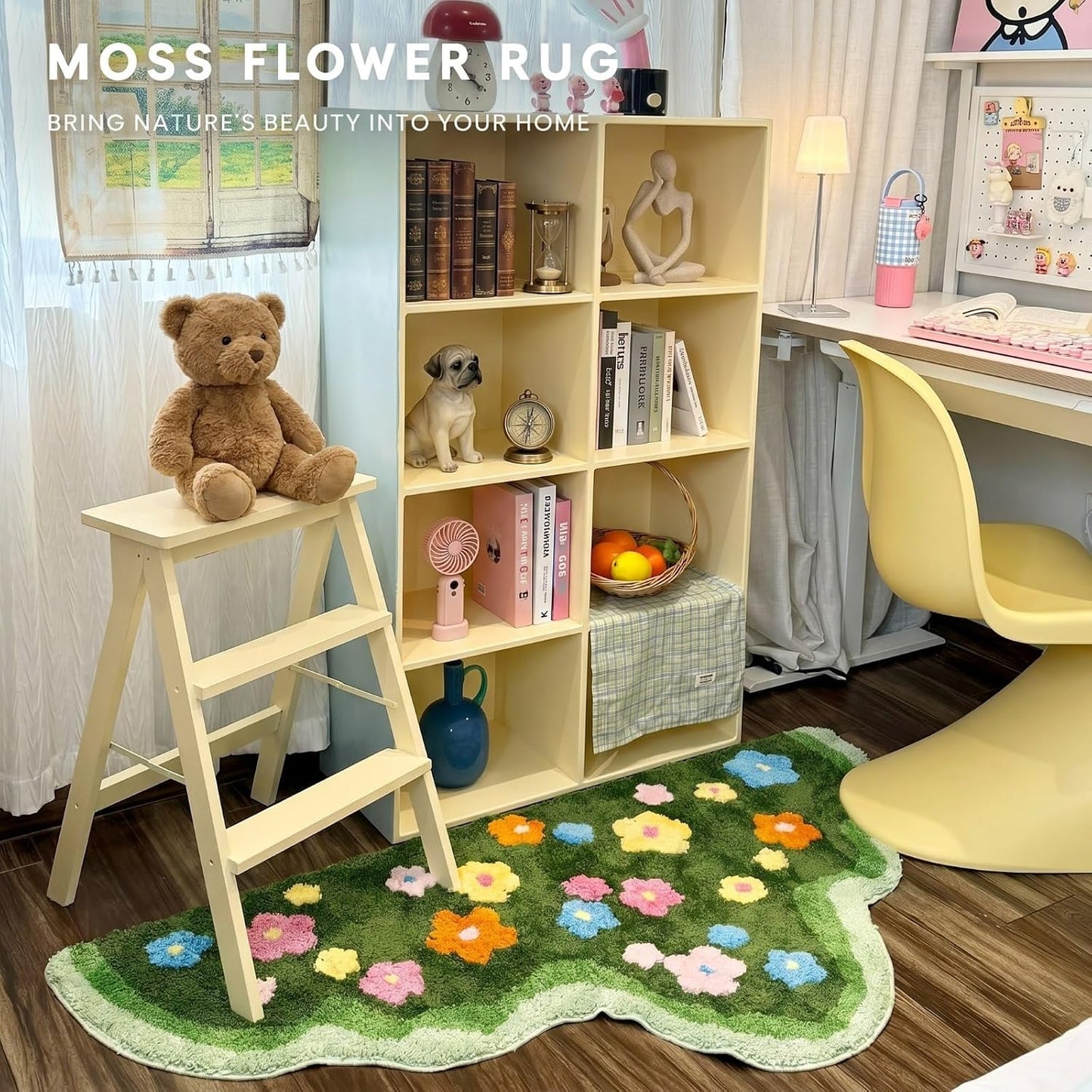 Alfombra baño antiderrap forma irregular 2x4ft