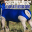Tubo cordero Spandex azul para mostrar ovejas