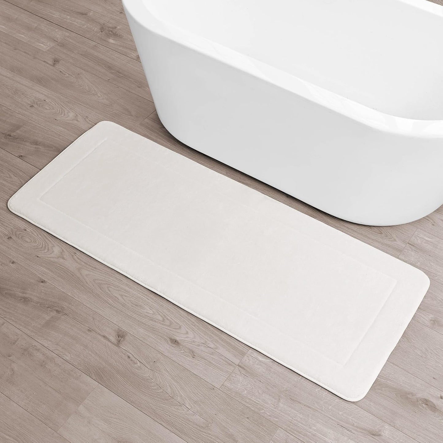 Alfombra baño espuma viscoelástica antiderrap 24x60"