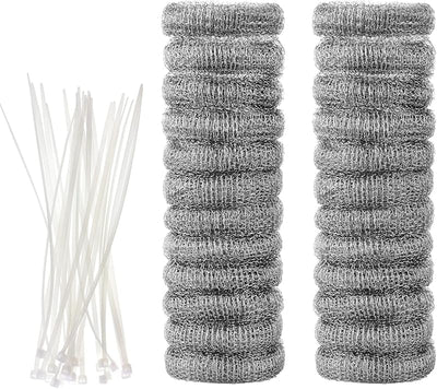 24 Trampas Pelusa Acero Inox para Lavadora con 24 Bridas