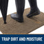 Tapete perro 30x17pulg antideslizante absorbente interior