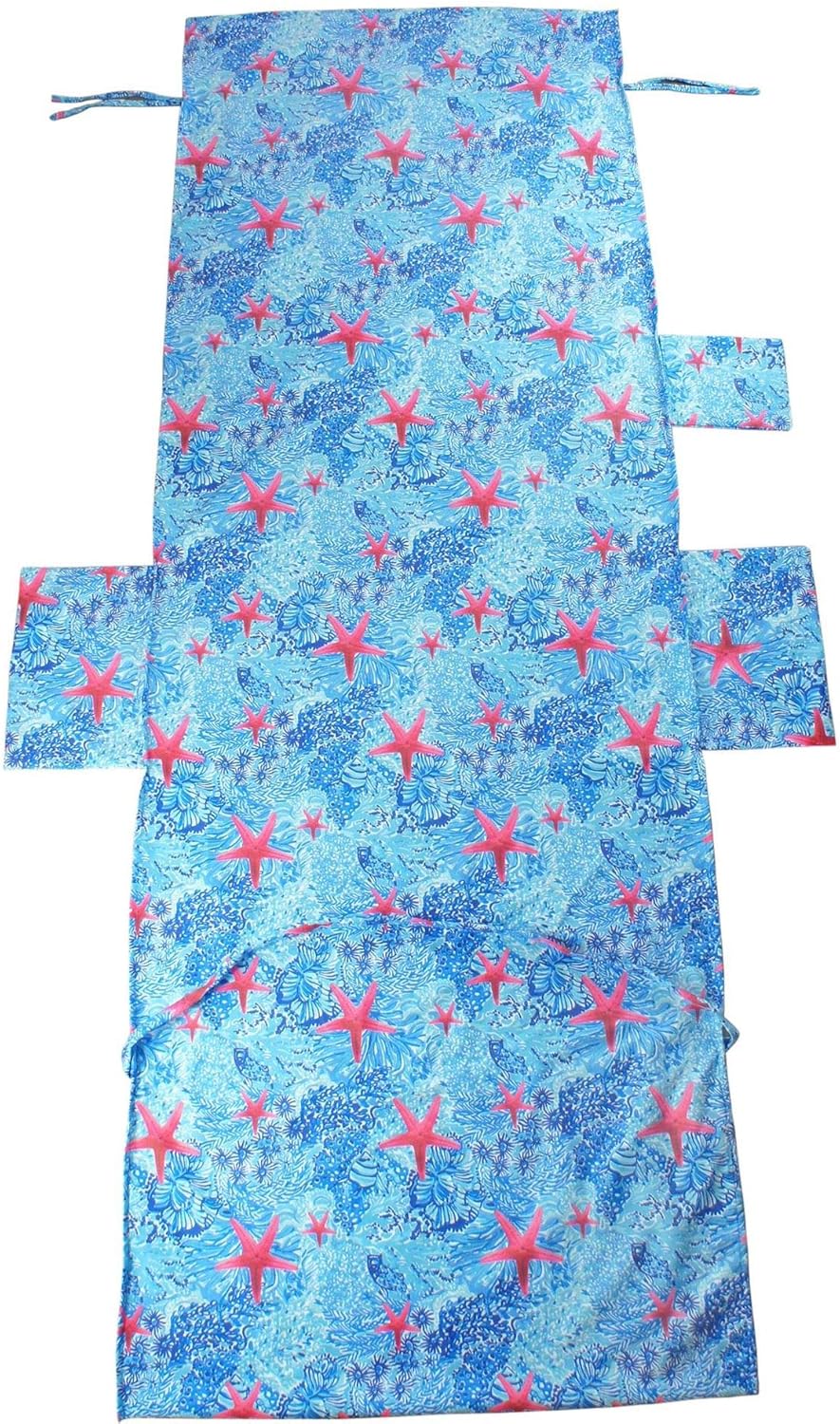 Funda silla playa 85x30" con bolsillos clips