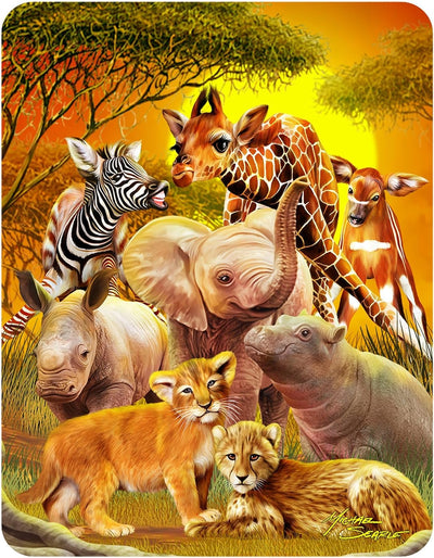 Imanes 3D Safari para nevera lavavajillas