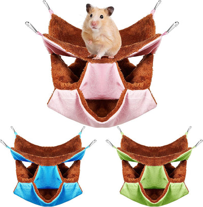 Hamaca para mascotas 3 niveles jaula colgante hámster hurón