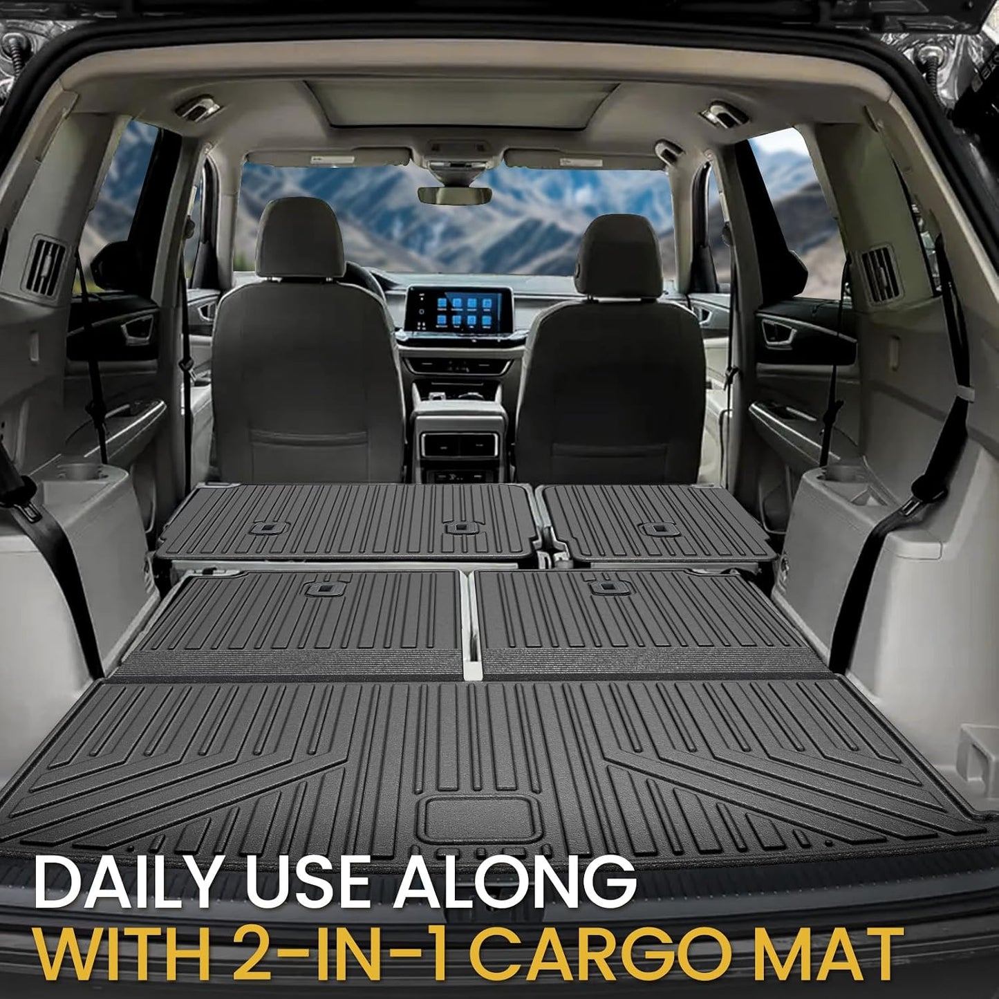 Alfombrillas traseras VW Atlas 18-26 TPE protector