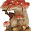 Jardín de hadas miniatura terrario hongos rojos