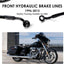 Kit manguera aceite acero inox Harley Touring 96-13 negro