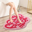 Alfombra para niños área rosa antiderrap 39x35"