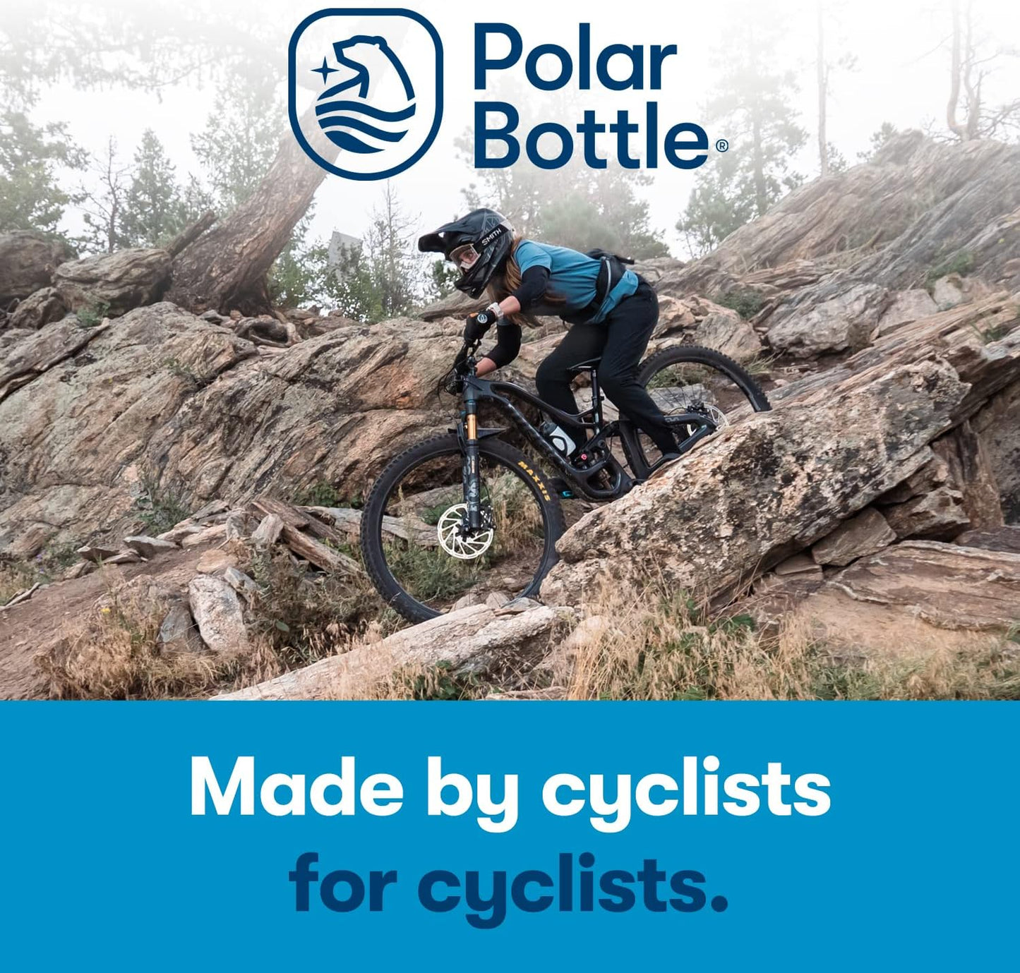 Botella agua ciclismo sin BPA con cubierta antipolvo