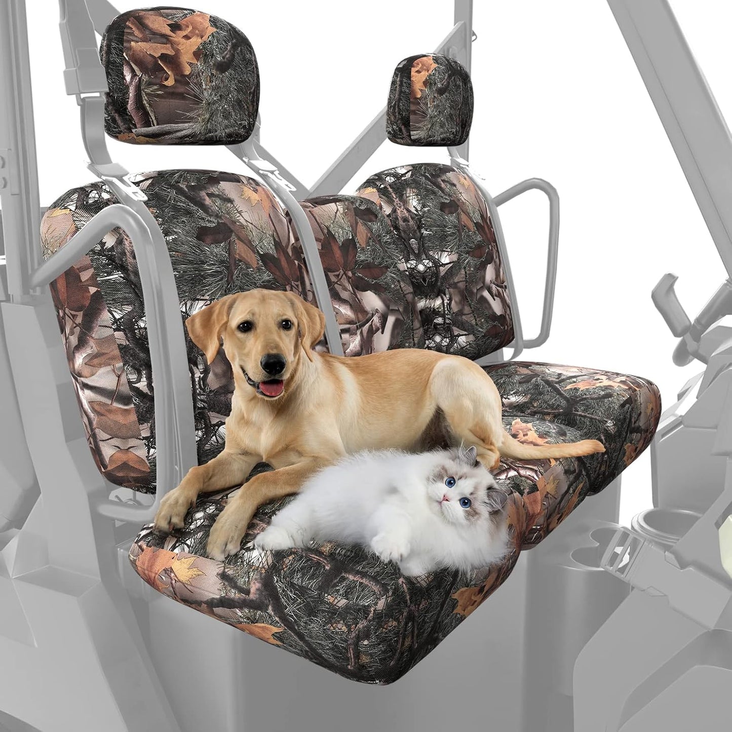 Fundas asientos UTV camuflaje impermeables comp Can Am