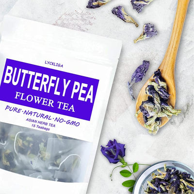 Té flor mariposa azul 15 bolsas
