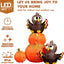 Calabaza inflable LED 6ft para patio jardín Halloween